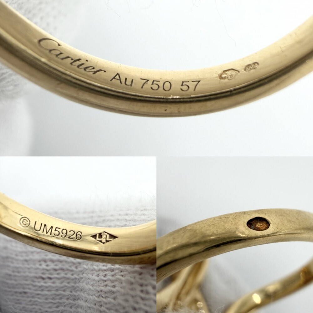 Cartier Women's Panther Ring, Au750 18K Yellow Gold, Design, Size 57, CARTIER... - Picture 3 of 5